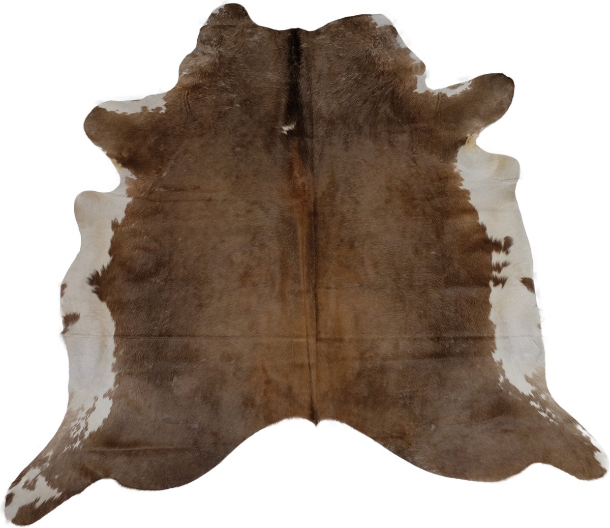Dutchskins Koeienhuid vloerkleed Beige Bruin wit dikke kwaliteit koeienkleed Ecologisch gelooide koeienvellen Uniek gefotografeerde koeienhuiden