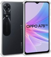 Geschikt voor Oppo A78 5G Hoesje – Shock Proof Case – Cover Transparant
