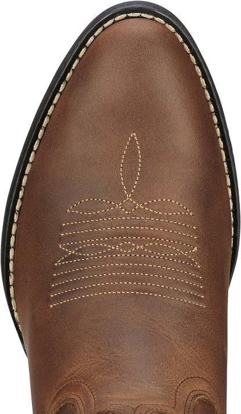 Ariat Heritage Western R Toe Ladies Boot - Distressed Brown 41