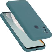 Cadorabo Hoesje geschikt voor OnePlus Nord N100 in LIQUID GROEN - Beschermhoes gemaakt van flexibel TPU silicone Case Cover