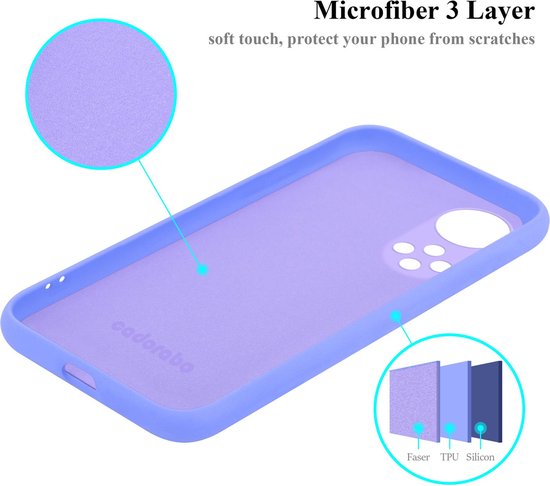 Coque Cadorabo pour Honor 50 / Huawei NOVA 9 en LIQUID LIGHT VIOLET - Coque de protection en silicone TPU flexible Case Cover