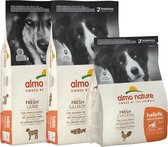 Almo Nature Hond Holistic Droogvoer voor Middelgrote tot Grote Hondenrassen - Maintenance - Rundvlees, Kip, Lam of Zalm in 400gr, 2kg of 12kg - Smaak: Rundvlees, Gewicht: 12kg - Medium