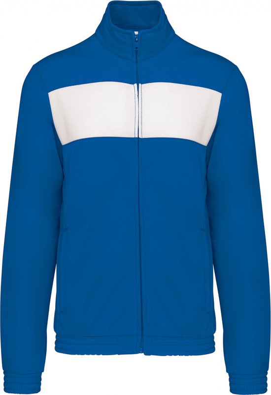SportJas Unisex 3XL Proact Lange mouw Sporty Royal Blue / White 100% Polyester