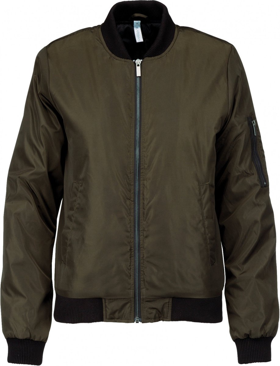 Kariban Dames bomberjack K6123 - Deep khaki - XL