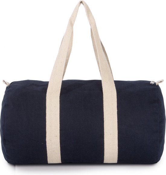 Tas Heren One Size Kimood Navy / Off White 100% Katoen