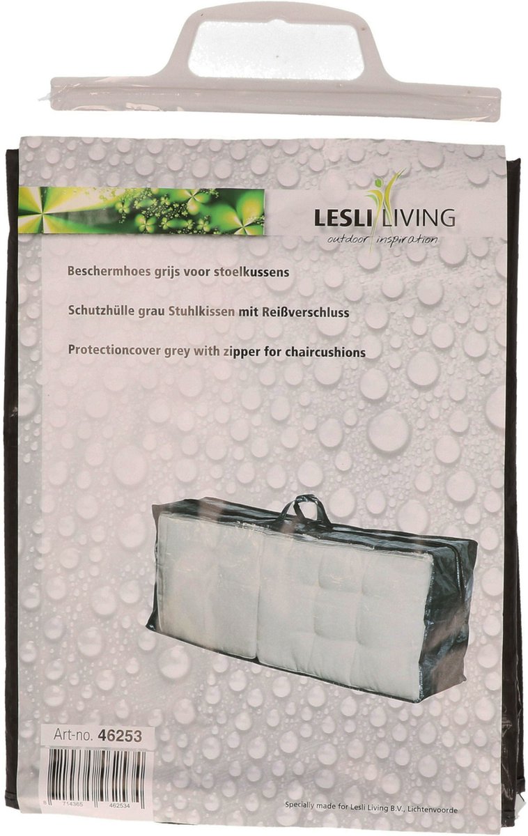 Lesli Living Tuinmeubelhoes - 2x - 4 stoelkussens - 130 x 50 cm