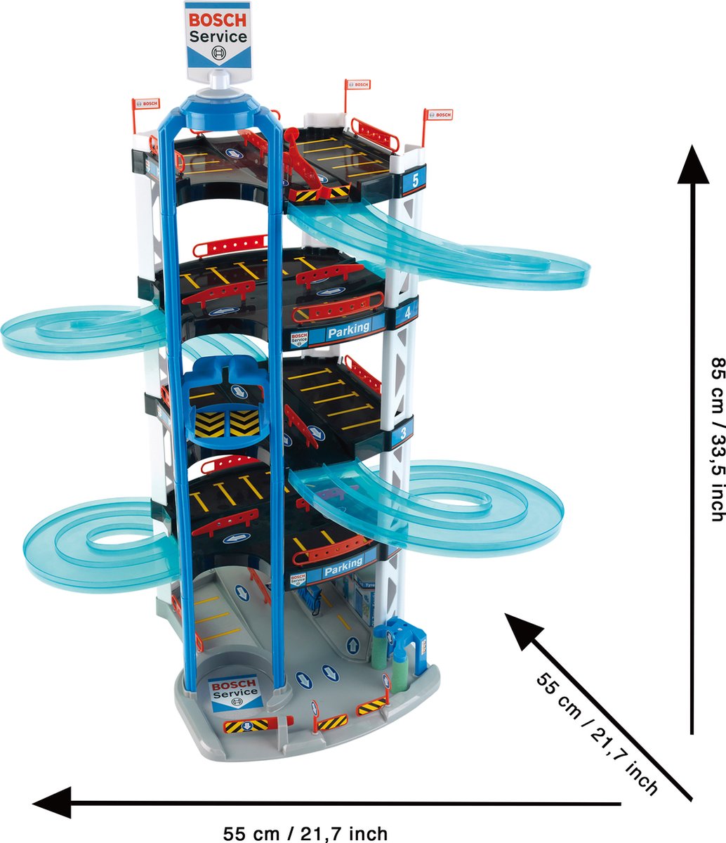 Klein Toys - Bosch mini speelgoed parkeergarage - autogarage - speelgoedgarage - vijf verdiepingen — afbeelding 6