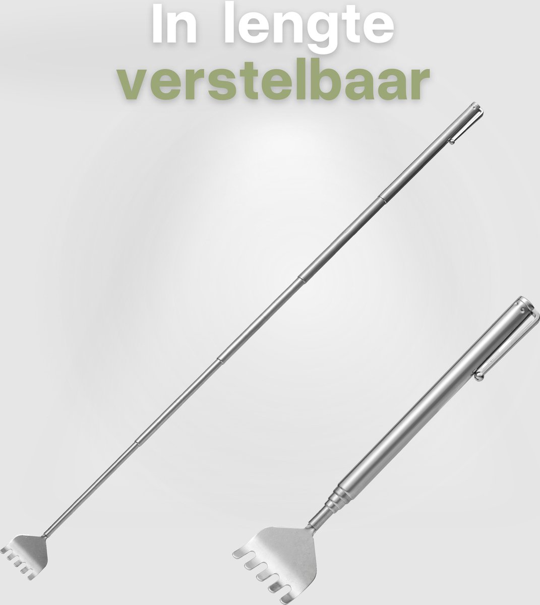 Uitschuifbare / telescopische / verstelbare ruggenkrabber van Merkloos / Sans marque — cadeau in Verzorging - foto 3