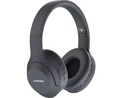 Canyon BTHS-3 Serie - Draadloze Over-Ear Koptelefoon - Bluetooth 5.1 - Opvouwbaar Ontwerp - 15 Uur Batterijduur - Zwart