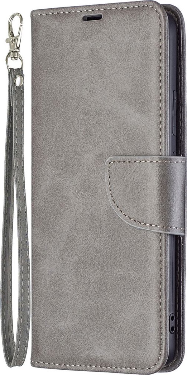 Mobigear Telefoonhoesje geschikt voor POCO M4 Pro 5G Hoesje | Mobigear Excellent Bookcase Portemonnee | Pasjeshouder voor 3 Pasjes | Telefoonhoesje voor Pinpas / OV Kaart / Rijbewijs - Grijs