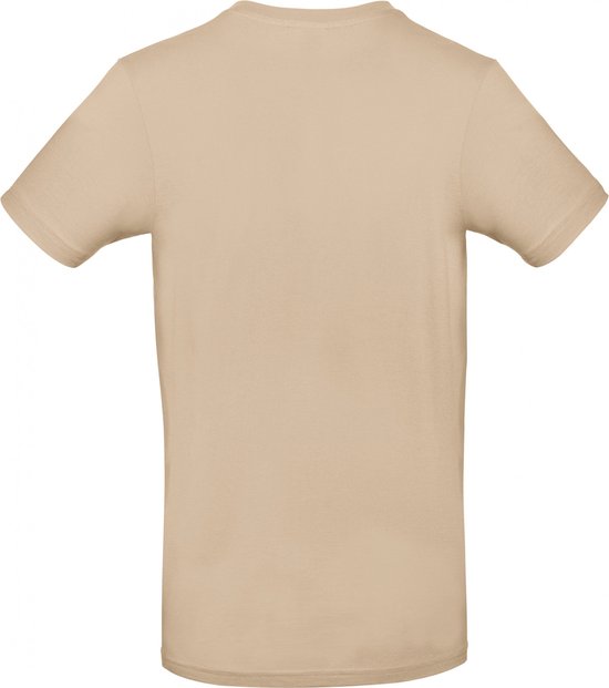 T-shirt Homme XL B&C Col rond Manche courte Sable 100% Katoen