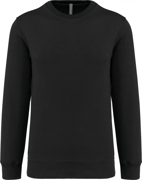 Sweatshirt Unisex 5XL Kariban Ronde hals Lange mouw Black 80% Katoen, 20% Polyester