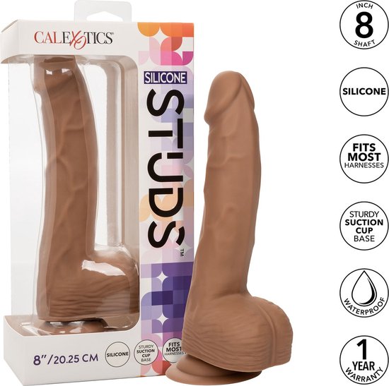 CALIFORNIA EXOTICS | California Exotics Silicone Studs 20,32 Cm Brown