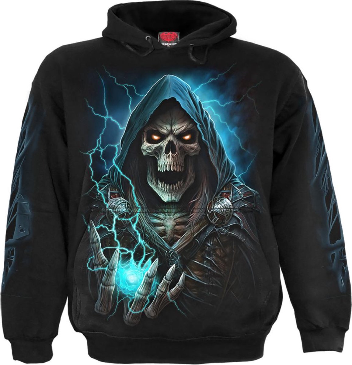 Spiral Dead Metal Heren Trui met capuchon - zwart - M