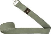 Yoga riem / strap extra lang asgroen - Lotus