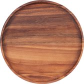 Bowls and Dishes Pure Teak Wood Houten Onderbord rond Ø 28 x 2 cm - Cadeau tip!