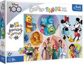 Trefl - Puzzles - "160 XL" - The colourful world of Disney / Disney 100