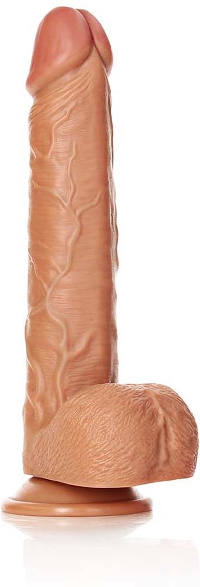 Goedkoopste Dildo with Balls and Suction Cup - 12''/ 30,5 cm