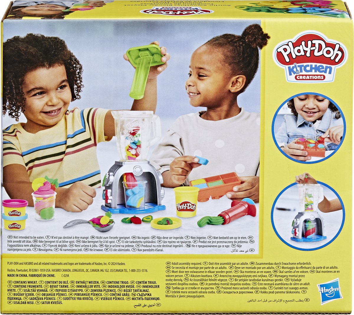 Play-Doh Smoothie Blender Set - Boetseerklei - 5 Play-Doh potjes - Knutselen voor kinderen — afbeelding 8