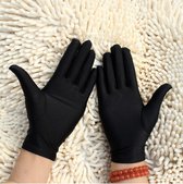 Beschermende Handschoenen Zwart - Handschoenen - Eczeemhandschoen – Black Gloves - Jewelry Handschoen - Werk Handschoen - Beauty salon handschoenen - Veiligheid Handschoen Lichtgewicht Unisex Zacht MAAT L ----- XXO