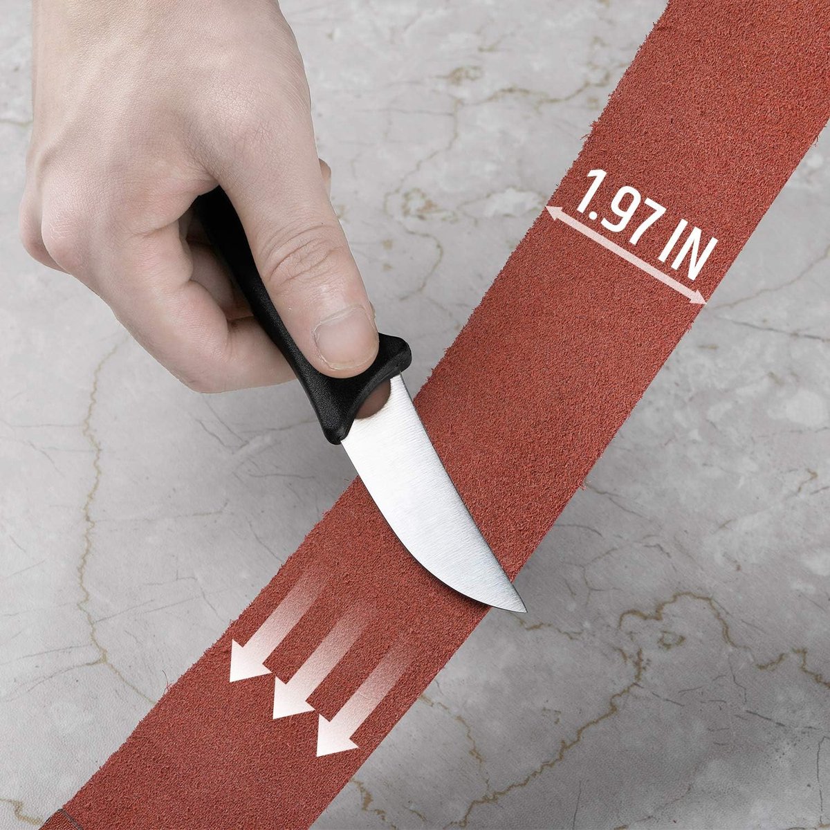youtu Slijpsteenset, professionele wetsteen, korrel 400/1000, 3000/8000, met antislip bamboebodem, hoekgeleiding, polijstpasta, lederen smeerband
