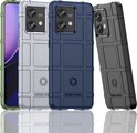Groene, zilveren, blauwe en zwarte Rugged Shield telefoonhoesjes.