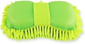 WiseGoods Éponge de Voiture en Microfibre Premium - Éponges pour Voitures - Éponge de Voiture - Nettoyage - Moteur de Nettoyage - Chiffons en microfibre Vert