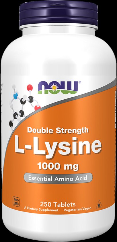 L-Lysine 1000mg Now Foods 250tabl - Now Foods