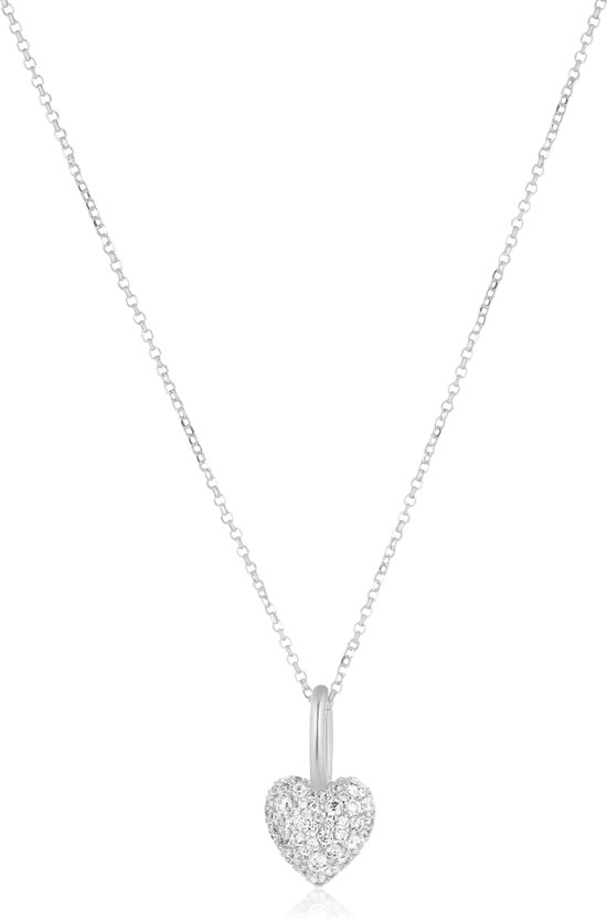 Sif Jakobs Jewellery Caro Zilveren ketting met hanger ingezet met zirkonia SJ-P72356-CZ
