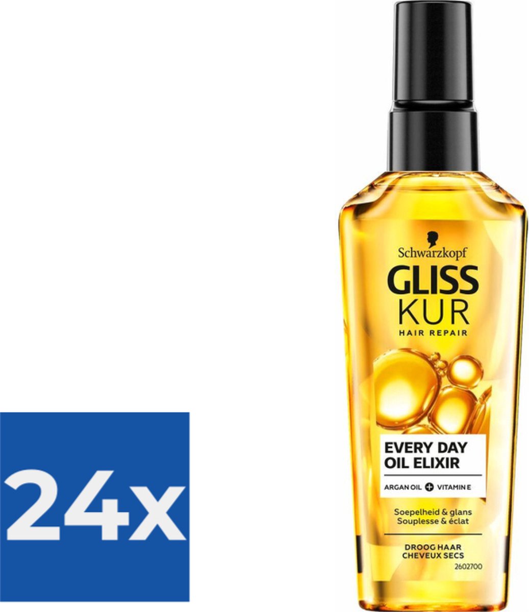Gliss Kur Every Day Oil Elixir Ultimate Repair - 1 stuk - Voordeelverpakking 24 stuks