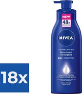 NIVEA Verzorgend - 400 ml - Body Milk - Voordeelverpakking 18 stuks