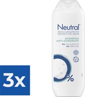 Neutral Shampoo - Anti-Roos 250 ml - Voordeelverpakking 3 stuks