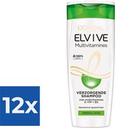 L’Oréal Paris Elvive Multivitamine Shampoo - 250 ml - Voordeelverpakking 12 stuks