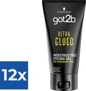 Schwarzkopf Got2b ultra glued gel 150ml - Voordeelverpakking 12 stuks