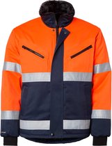 Top Swede 5616 High-Vis Winterjack-Fluorescerend oranje/navy-XL