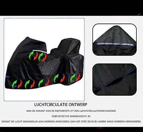 Motorhoes voor Aprilia SR GT 200 2022-2023, Waterdichte Buitenmotorhoes