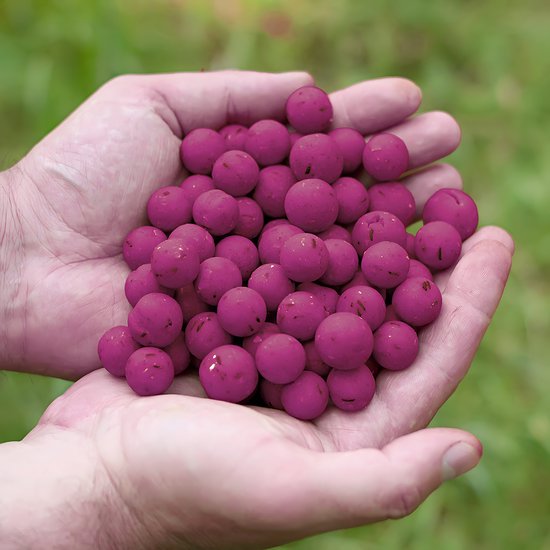 Tasty Baits Mulberry Magic - Boilies - 20mm - 10kg - Paars - Karper Aas - Karper Lokvoer - Karpervissen van Merkloos — afbeelding 4