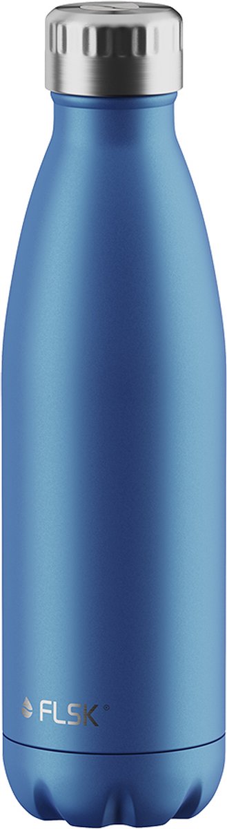 FLSK BOTTLE Drinkfles - Vaatwasmachinebestendig - 500 ml - Ice Blauw