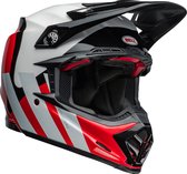 Bell Moto9S Flx Hcstripes Red S - Maat S - Helm