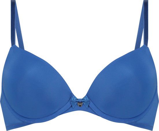 Hunkemöller Dames Lingerie Voorgevormde beugel bh Plunge - Blauw - maat D85