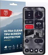 Rosso Screen Protector Ultra Clear Duo Pack Geschikt voor Nothing Phone (2) | Folie | 2 Stuks