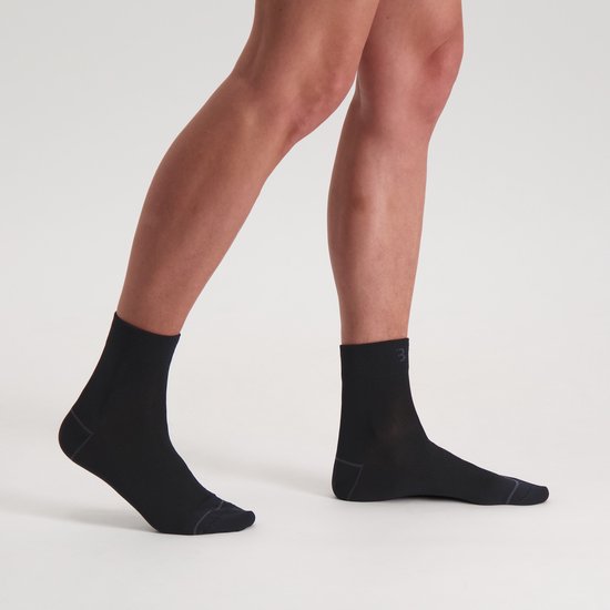 BBB Cycling Fietssokken Zwart - 2 Paar - Lengte: 10cm - Duurzame Wielrensokken Zomer - Maat 44/47 - Fietssokken Heren en Dames - CombiFeet BSO-06 van BBB Cycling — afbeelding 2