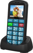 4G - Senioren Mobiele Telefoon + Simkaart Geleverd + Oplaadstation - Grote Toetsen - Big Button Mobiel - Ouderen
