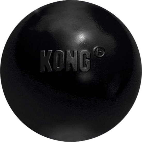 Foto: Kong extreme bal honden speelgoed zwart m l 7 5 cm