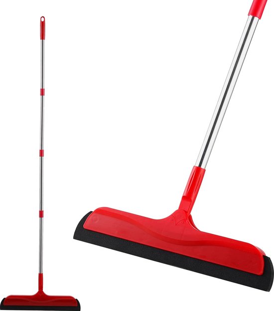 Mitclear Water Squeegee Floor Squeegee with Adjustable Handle (124 cm