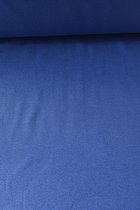 Fijne boordstof uni koningsblauw 1 meter - modestoffen voor naaien - stoffen Stoffenboetiek