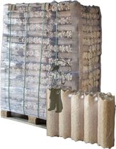 Nestro Briketten | 2 pallets – totaal 1920 kg (192 pakketten x 10 kg) | Berken- en dennenhout zaagsel