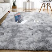 Zacht fluffy vloerkleed - Wasbaar - Hoogpolig tapijt - Tapijten woonkamer, slaapkamer, kinderkamer - Kerstcadeau - 140x200 cm