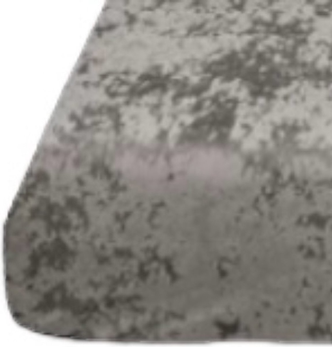 Velvet Couture - Crushed Velvet Hoeslaken - 90x200 - 30CM Hoekhoogte - Taupe
