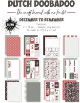 Dutch Doobadoo Papier December to remember 2x12 vel A4 473.005.052 (10-23)
